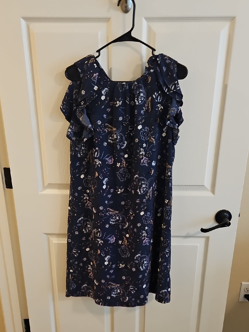 Ann Taylor Factory Summer Purple Floral Dress